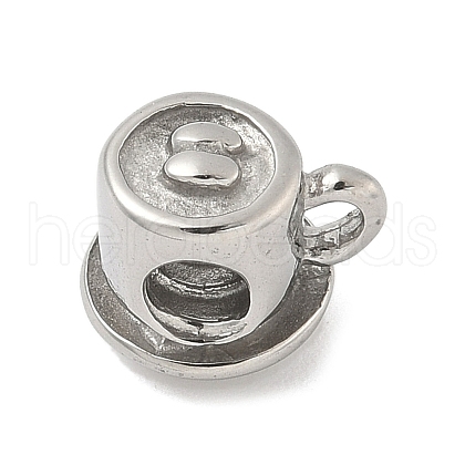 304 Stainless Steel European Beads STAS-S183-07P-1