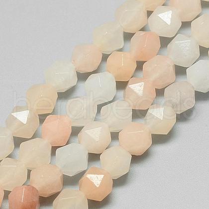 Natural Pink Aventurine Beads Strands G-S149-04-10mm-1