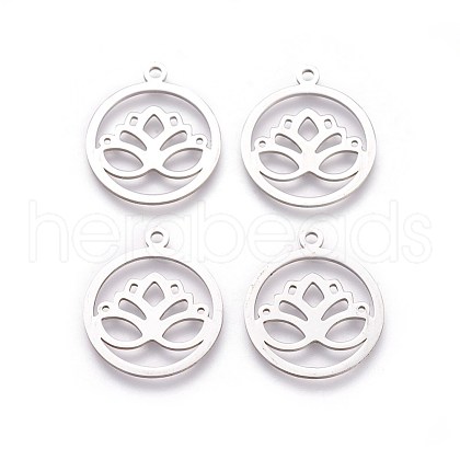 Non-Tarnish 304 Stainless Steel Pendants STAS-I098-04-1