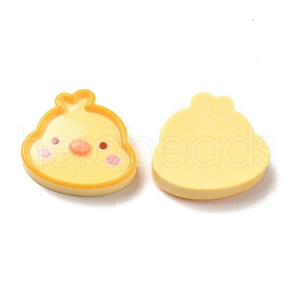 Cute Cartoon Animal Opaque Resin Cabochons RESI-C034-05B-1