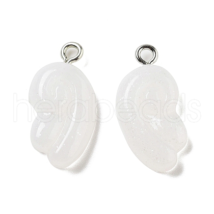 Opaque Resin Pendants FIND-M035-01D-1