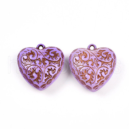Opaque Acrylic Pendants SACR-T017-15F-1