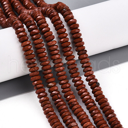 Natural Red Jasper Beads Strands G-T141-62-1