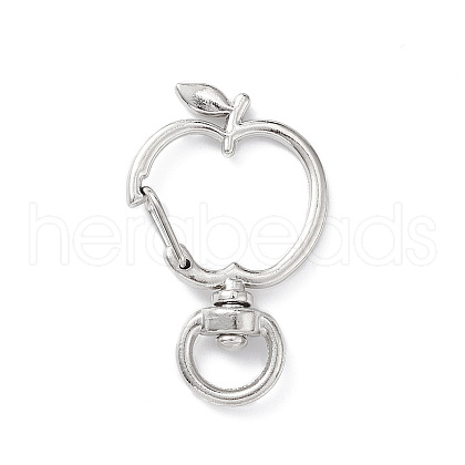 Apple Alloy Swivel Clasps X-FIND-L012-02P-1