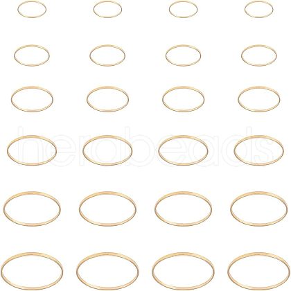 Brass Linking Rings KK-FH0001-39-1