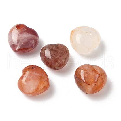 Natural Hematoid Quartz/Ferruginous Quartz Beads G-D307-E01-1