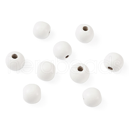 Dyed Natural Wood Beads WOOD-TA0001-19-A-1