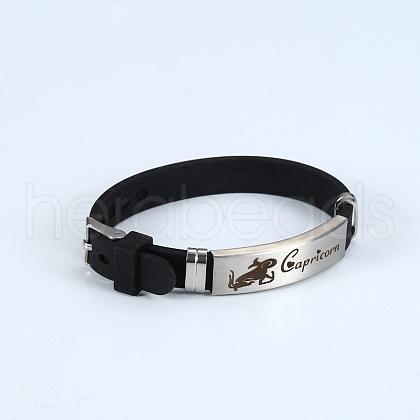 Silicone Cord Bracelets WG3CB09-09-1