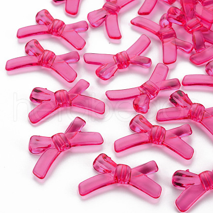 Transparent Acrylic Beads TACR-S154-55B-906-1