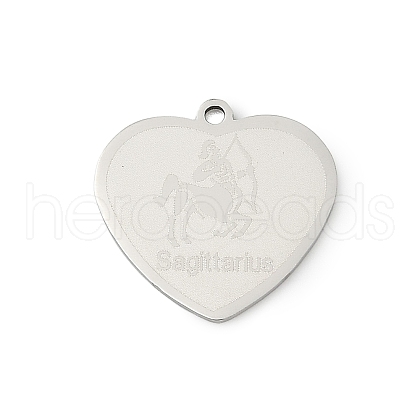 201 Stainless Steel Pendants STAS-F316-40P-06-1