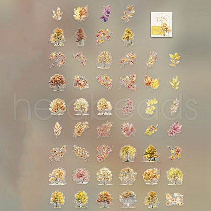 100Pcs Story of Four Seasons PET Stickers Self-Adhesive Stickers DIY-K074-06C-1