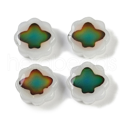Two Tone Glass Mood Beads GLAA-Z007-07B-1