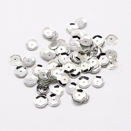 Plastic Paillette Beads PVC-A001-5mm-08-1