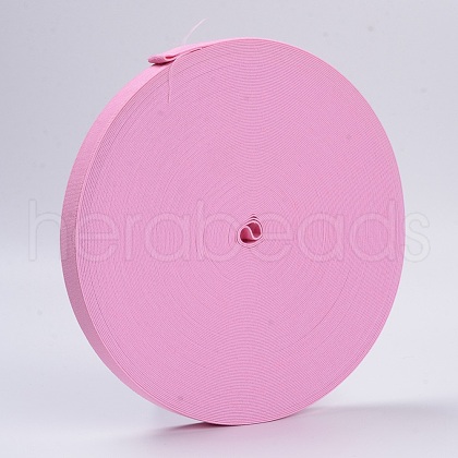 Colored Flat Elastic Rubber Band EC-WH0002-09-1
