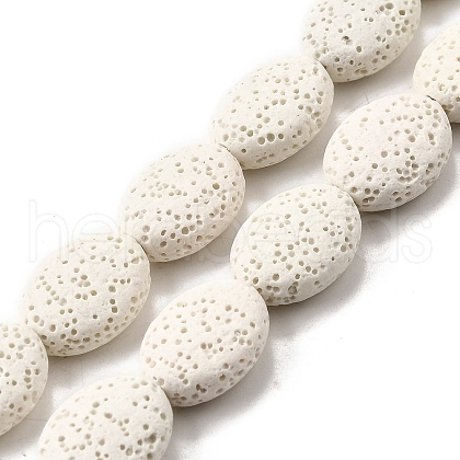Dyed Natural Lava Rock Beads Strands G-A264-A02-01C-1