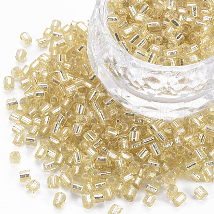 8/0 Glass Bugle Beads SEED-S032-07A-22-1