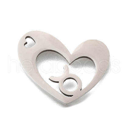 201 Stainless Steel Pendants STAS-A116-01P-02-1