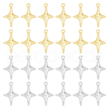 DICOSMETIC 48Pcs 2 Colors Alloy Pendants FIND-DC0005-54-1
