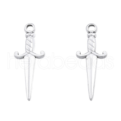 Non-Tarnish 201 Stainless Steel Pendants X-STAS-N098-246P-1