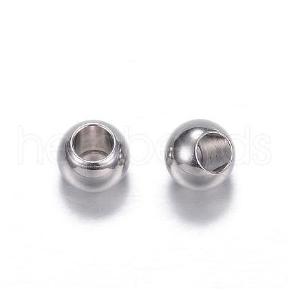 201 Stainless Steel Beads STAS-D447-35B-1