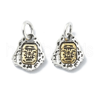 Tibetan Style Alloy Charms PALLOY-Q458-01AG-01-1