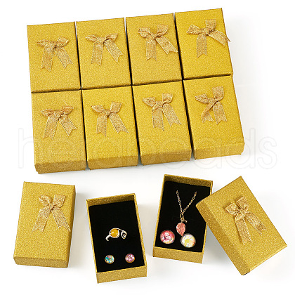 Cardboard Glitter Powder Jewelry Set Packaging Boxes CON-TAC0008-08B-1