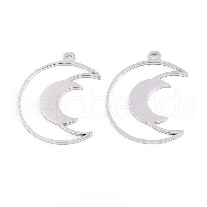 304 Stainless Steel Pendants STAS-N108-36P-1