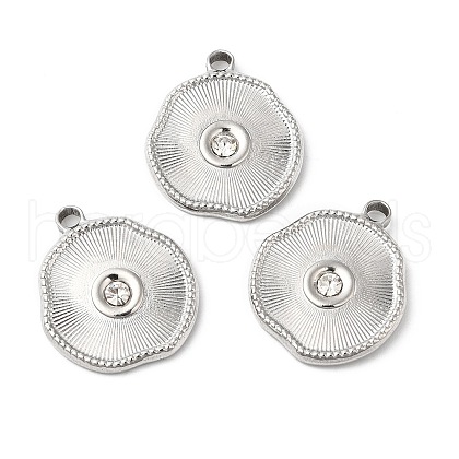 304 Stainless Steel Pendants STAS-R122-11P-1