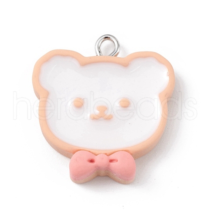 Opaque Resin Pendants RESI-D064-03P-02-1