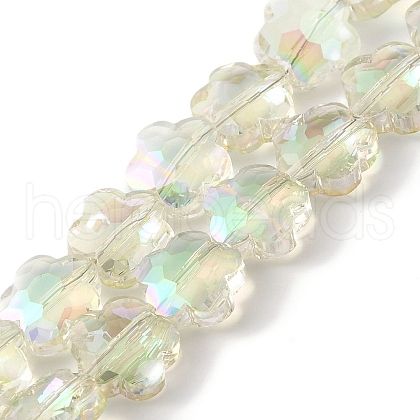 Electroplate Glass Beads Strands EGLA-B006-04A-FR03-1