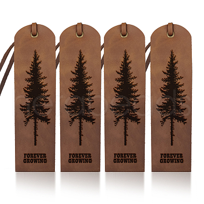 Cowhide Leather Labels AJEW-WH0386-0048-1