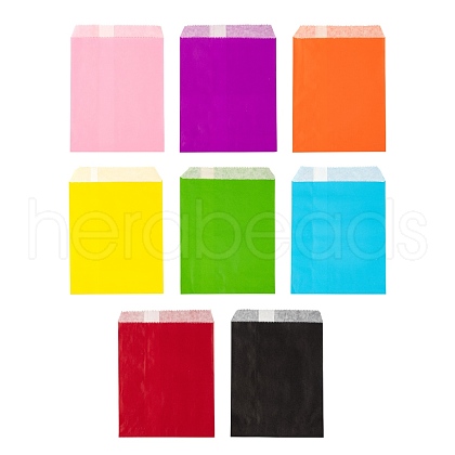 80Pcs 8 Colors Eco-Friendly Kraft Paper Bags CARB-LS0001-03-1