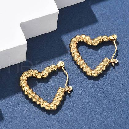 304 Stainless Steel Hoop Earrings for Women EJEW-L296-038G-1