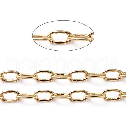 Brass Paperclip Chains CHC-G005-04G-1