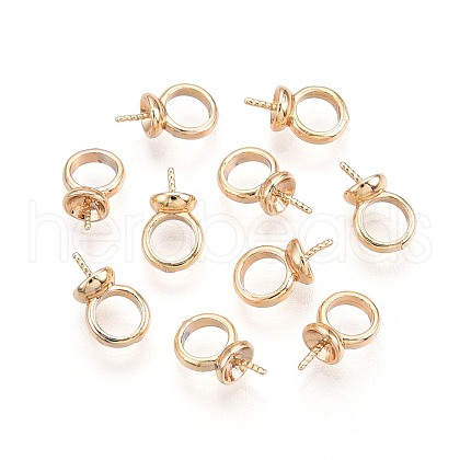 Brass Screw Eye Peg Bails Charms X-KK-T056-104G-NF-1