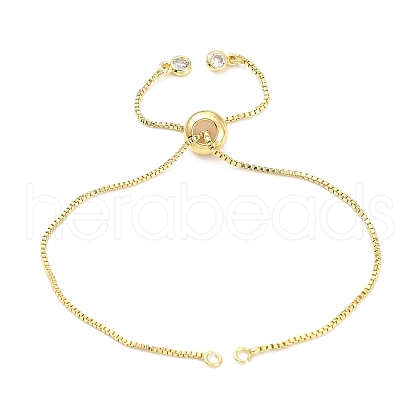 Rack Plating Brass Chain Bracelet Making X-KK-A142-017G-1