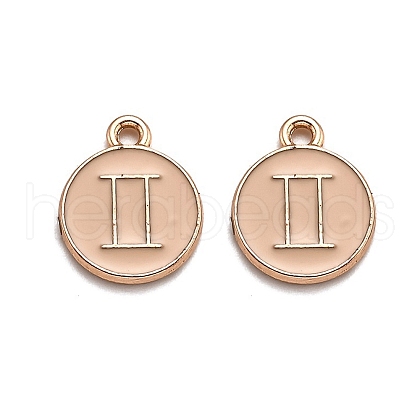 Alloy Enamel Pendants ENAM-S124-01A-10I-1