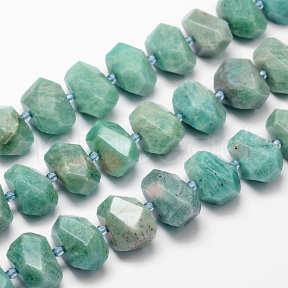 Natural Amazonite Bead Strands G-H038-22-1