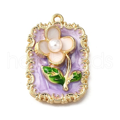 Alloy Enamel Pendants ENAM-K076-02D-G-1