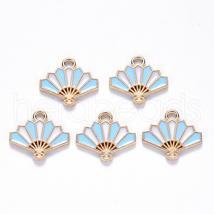 Chinese Style Alloy Enamel Pendants ENAM-N054-026A-1