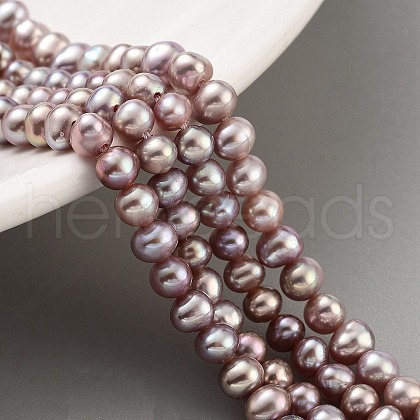 Natural Cultured Freshwater Pearl Beads Strands PEAR-C003-10G-1