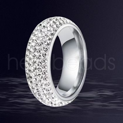 201 Stainless Steel Finger Rings for Women WGAEC69-05-1