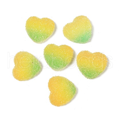 Imitation Candy Food Style Resin Cabochons RESI-R461-01K-1