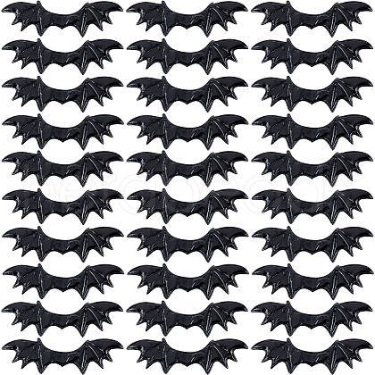 Gorgecraft 40Pcs Imitation Leather Evil Wings Ornament Accessories DIY-GF0008-82B-1