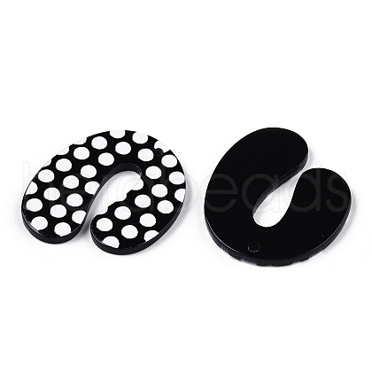 Opaque Acrylic Pendants SACR-L003-03-1