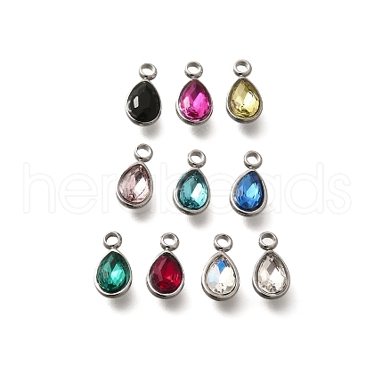 304 Stainless Steel Pendants STAS-Q346-04P-1