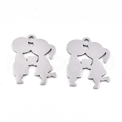 Non-Tarnish Valentine's Day 201 Stainless Steel Pendants STAS-S081-063-1
