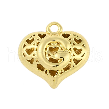 Hollow Brass Pendants for Valentine's Day KK-M289-03G-G-1