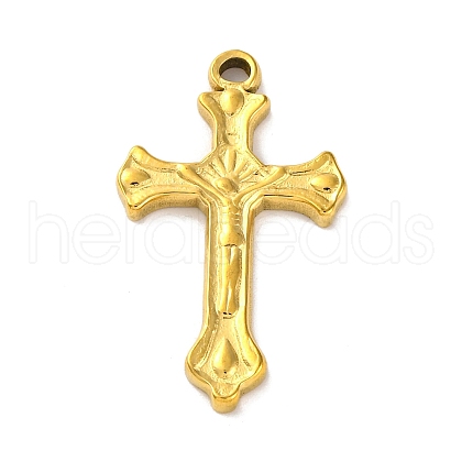 201 Stainless Steel Pendants STAS-Q015-02G-1