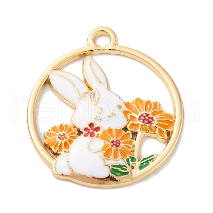 Alloy Enamel Pendants FIND-M060-25A-G01-1